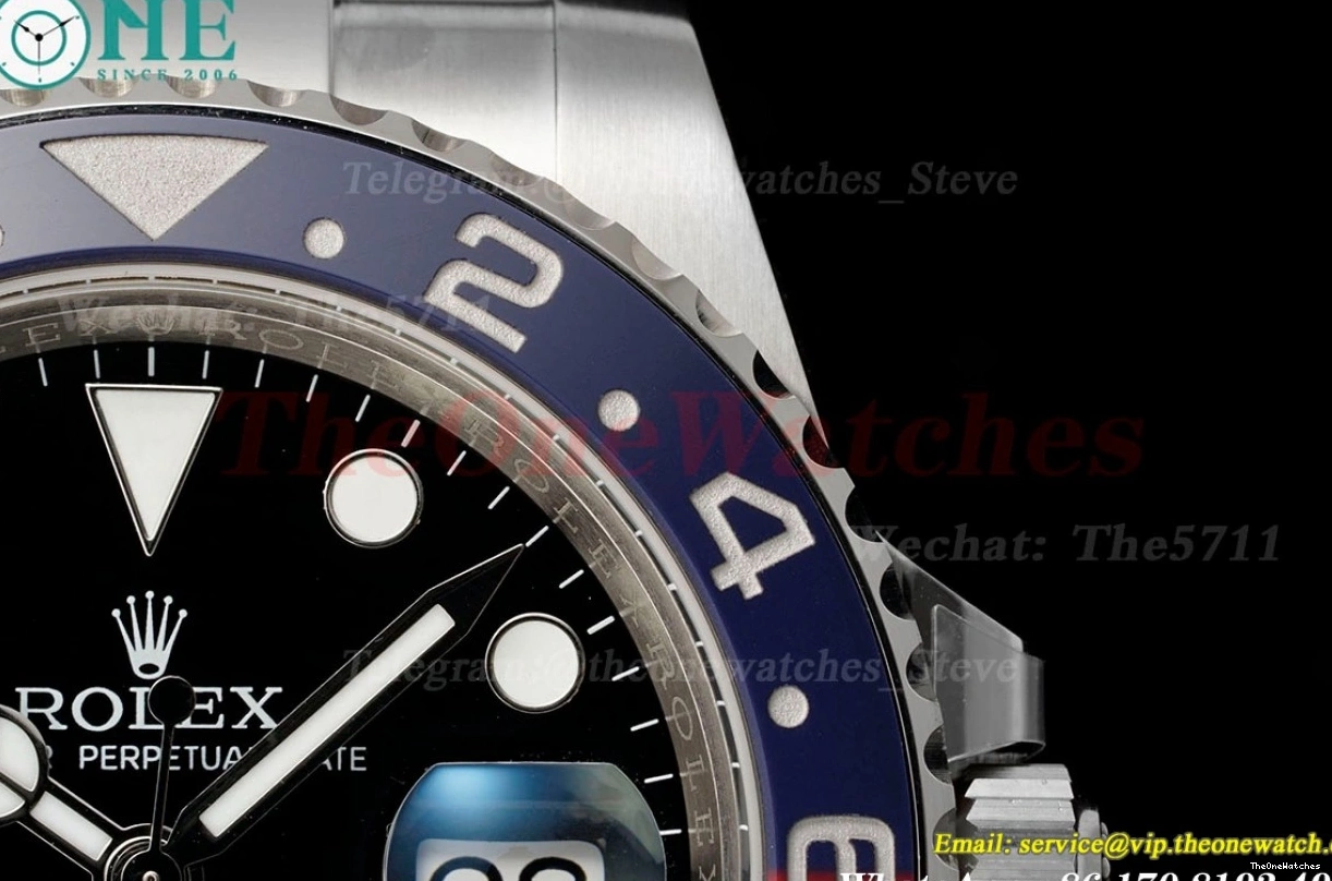 SS II GMT VR3285 40mm Oys EWEF Black Master SS Pepsi 126710 Dial 0423